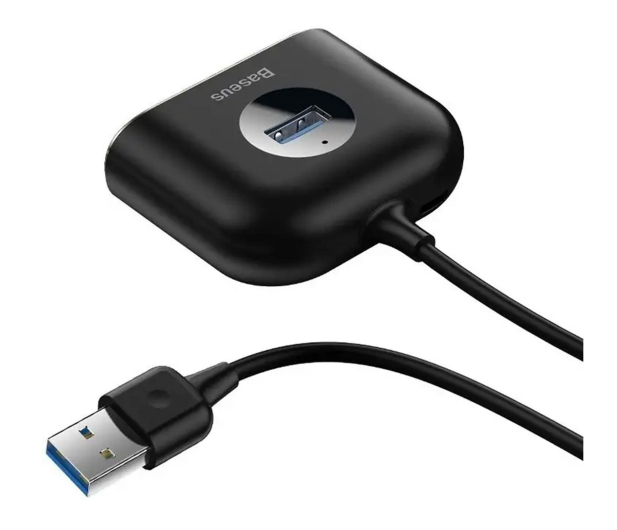 Baseus Squareround 4in1 HUB USB3.0 - 4xUSB 1m Black - 1348152 - zdjęcie 4